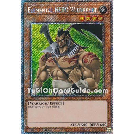 Elemental HERO Wildheart (Platinum Secret Rare)