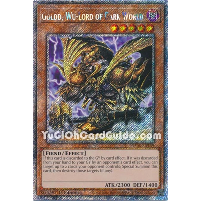 Goldd, Wu-Lord of Dark World (Platinum Secret Rare)