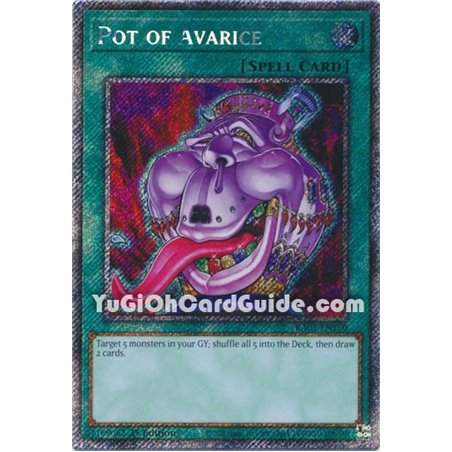 Pot of Avarice (Quarter Century Secret Rare)