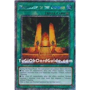 Mausoleum of the Emperor (Platinum Secret Rare)