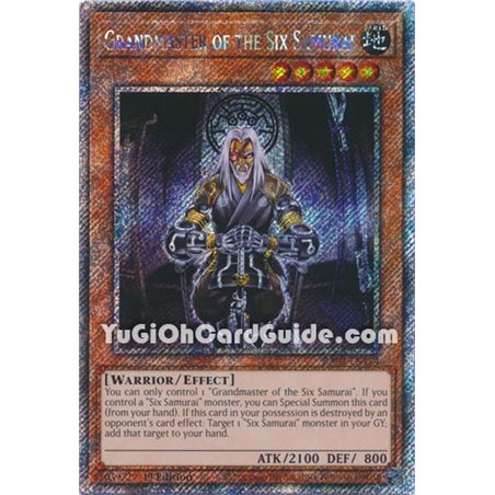 Grandmaster of the Six Samurai (Quarter Century Secret Rare)