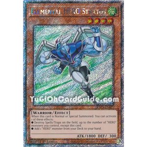 Elemental HERO Stratos (Platinum Secret Rare)