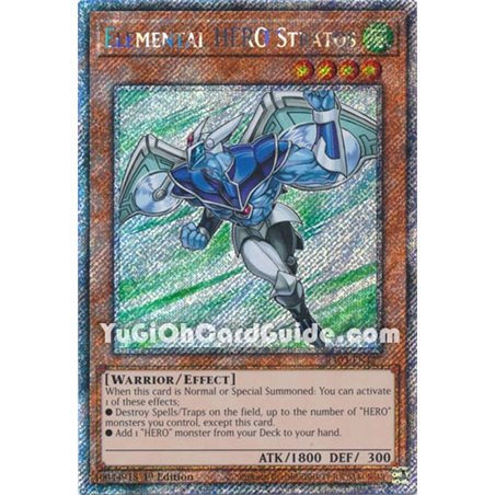 Elemental HERO Stratos (Quarter Century Secret Rare)