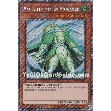 Raiza, the Storm Monarch (Quarter Century Secret Rare)