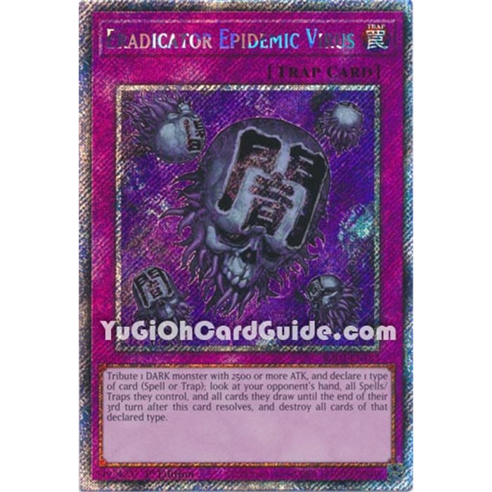 Eradicator Epidemic Virus (Platinum Secret Rare)