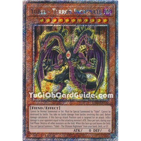 Yubel - Terror Incarnate (Quarter Century Secret Rare)