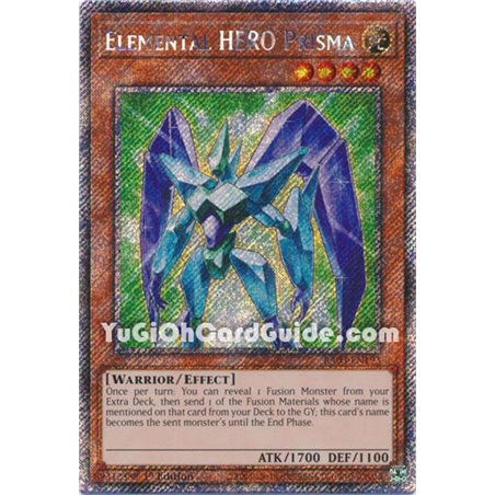 Elemental HERO Prisma (Platinum Secret Rare)