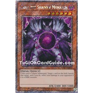 Caius the Shadow Monarch (Quarter Century Secret Rare)