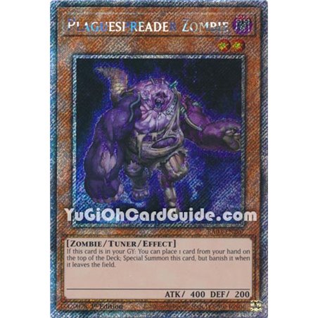 Plaguespreader Zombie (Platinum Secret Rare)
