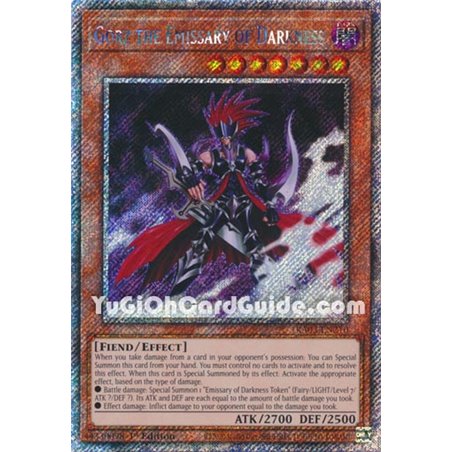 Gorz the Emissary of Darkness (Platinum Secret Rare)