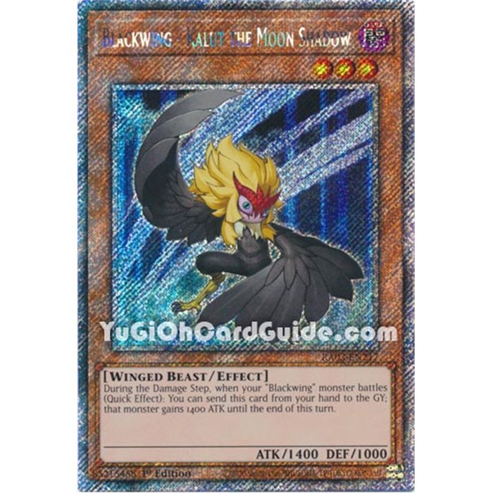 Blackwing - Kalut the Moon Shadow (Quarter Century Secret Rare)