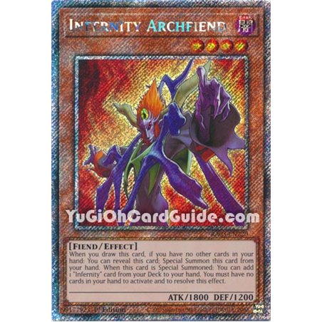 Infernity Archfiend (Quarter Century Secret Rare)