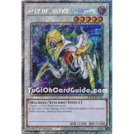 Ally of Justice - Catastor (Platinum Secret Rare)