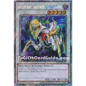 Ally of Justice - Catastor (Quarter Century Secret Rare)