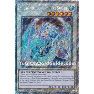 Brionac, Dragon of the Ice Barrier (Platinum Secret Rare)