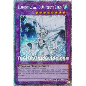 Elemental HERO Absolute Zero (Quarter Century Secret Rare)