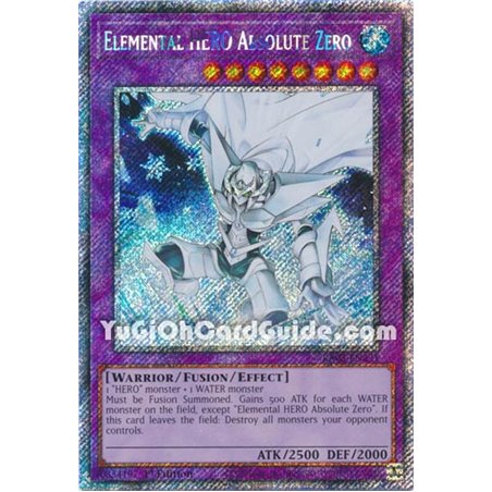Elemental HERO Absolute Zero (Quarter Century Secret Rare)