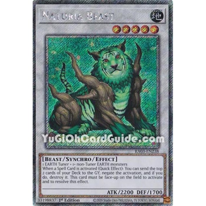 Naturia Beast (Platinum Secret Rare)