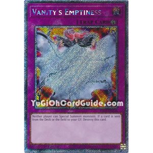 Vanity's Emptiness (Quarter Century Secret Rare)