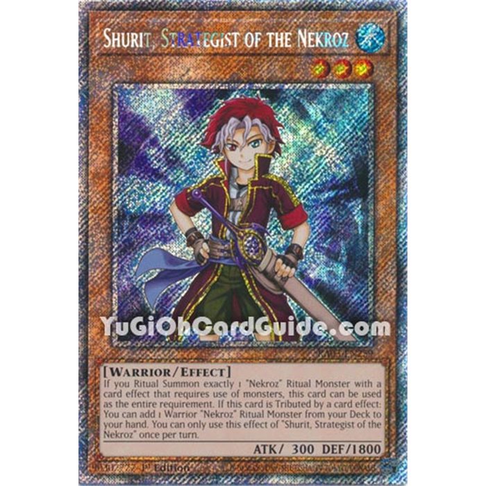 Shurit, Strategist of the Nekroz (Quarter Century Secret Rare)