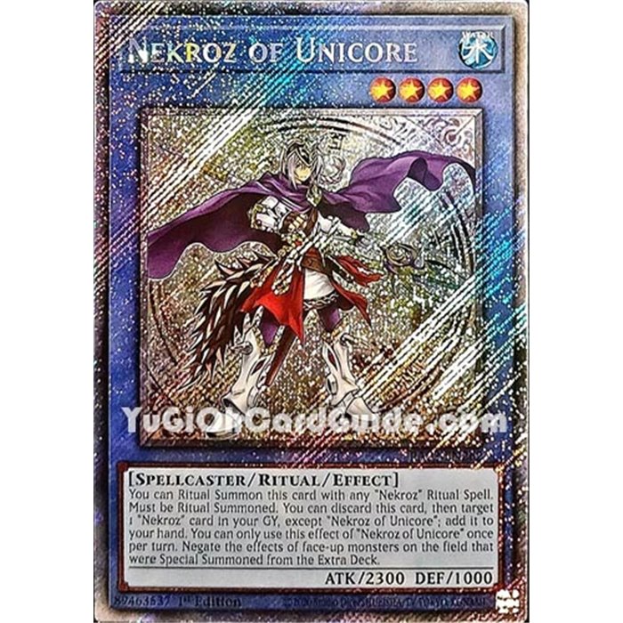 Nekroz of Unicore (Platinum Secret Rare)