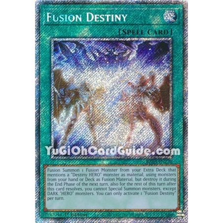 Fusion Destiny (Quarter Century Secret Rare)
