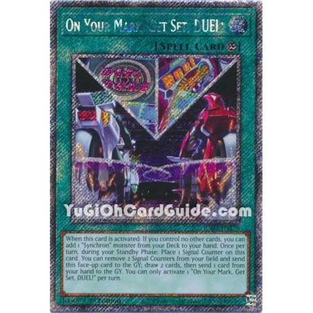 On Your Mark, Get Set, DUEL! (Platinum Secret Rare)