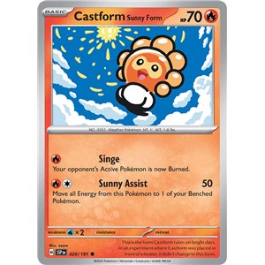 Castform Sunny Form