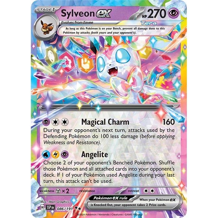 Sylveon Ex Double Rare SV8 Surging Sparks Carta POKEMON En M xico Sylveon Ex Double Rare SV8 Surging Sparks Carta POKEMON En M xico