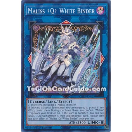 Maliss Q White Binder (Collector Rare)