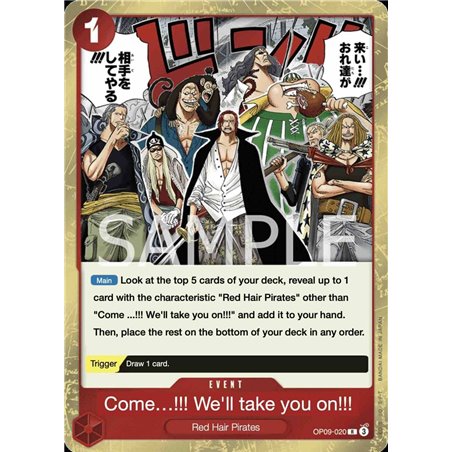 Come On!! We"ll Fight You!! (Rare)