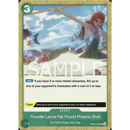 Thunder Lance Flip Caliber Phoenix Shot (Uncommon)