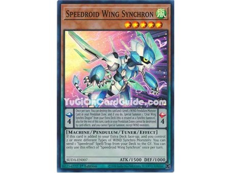 Speedroid Wing Synchron (Super Rare)