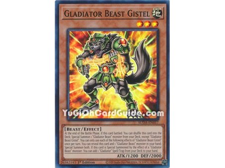 Gladiator Beast Gistel (Super Rare)