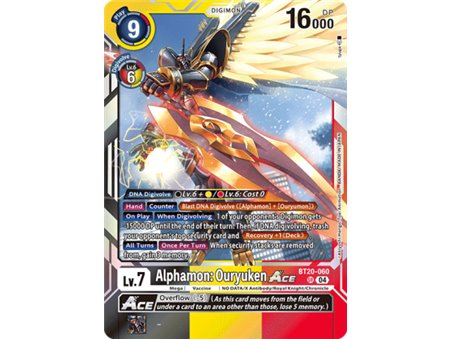 Alphamon: Ouryuken ACE (Super Rare) 