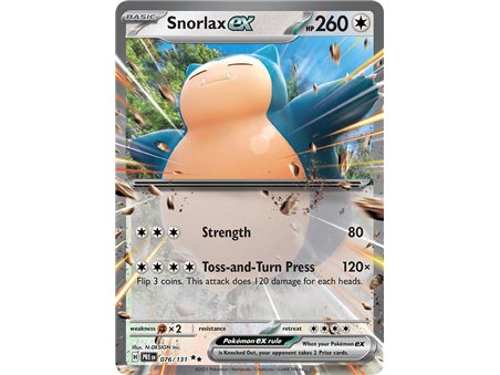 Snorlax ex (Double Rare)