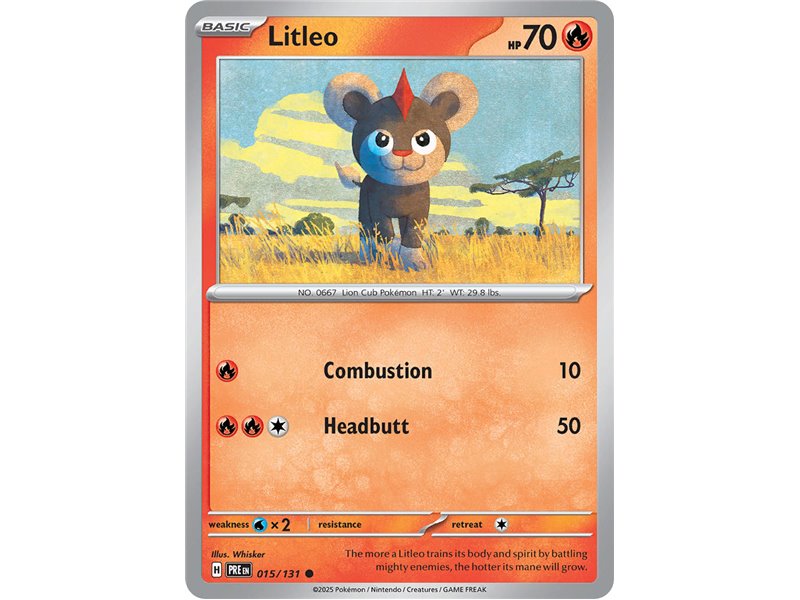 Litleo (Common/Reverse Holofoil) Litleo (Common/Reverse Holofoil)