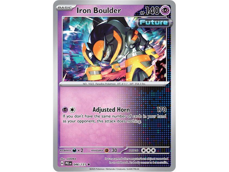 Iron Boulder (Rare/Reverse Holofoil) Iron Boulder (Rare/Reverse Holofoil)