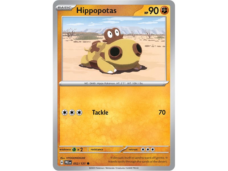 Hippopotas (Common/Reverse Holofoil) Hippopotas (Common/Reverse Holofoil)