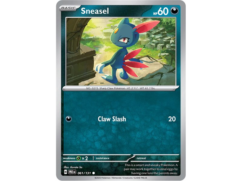 Sneasel (Common/Reverse Holofoil)