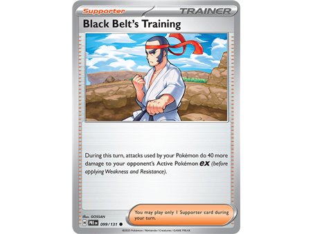 Black Belt�s Training (Common/Reverse Holofoil)
