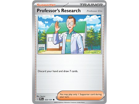 Professor�s Research (Professor Elm) (Common/Reverse Holofoil)