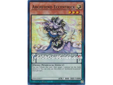 Archfiend Eccentrick (Quarter Century Secret Rare)