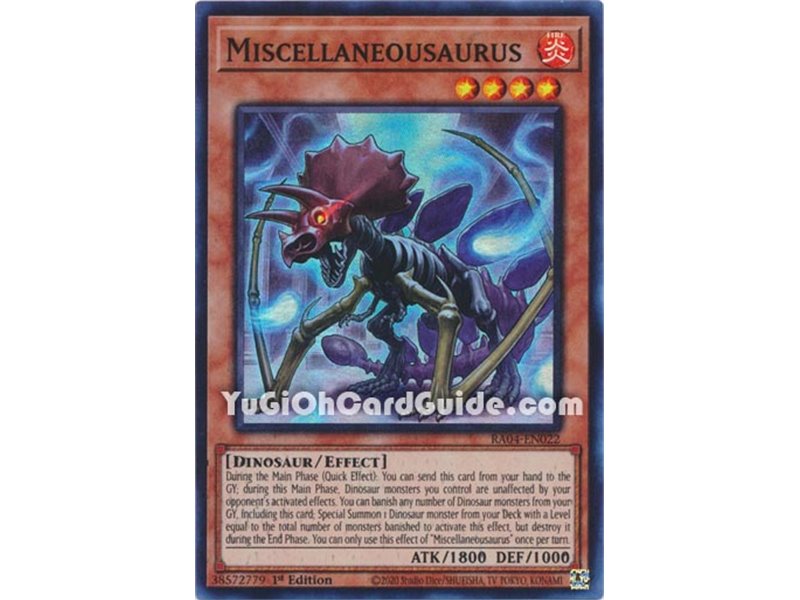 Miscellaneousaurus (Ultra Rare)