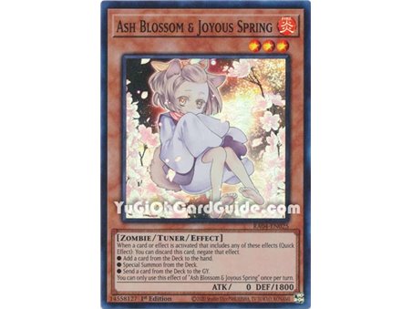 Ash Blossom & Joyous Spring (Alterante Artwork) (Secret Rare) 