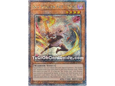 Sky Striker Ace - Raye (New Artwork) (Quarter Century Secret Rare)