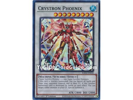 Crystron Phoenix (Quarter Century Secret Rare)