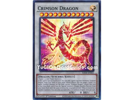Crimson Dragon (Super Rare)