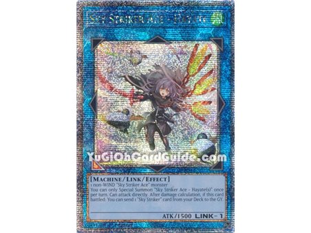 Sky Striker Ace - Hayate (New Artwork) (Quarter Century Secret Rare)