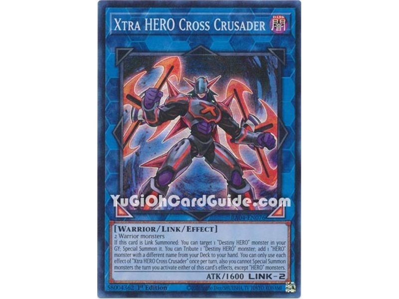 Xtra HERO Cross Crusader (Collector's Rare)